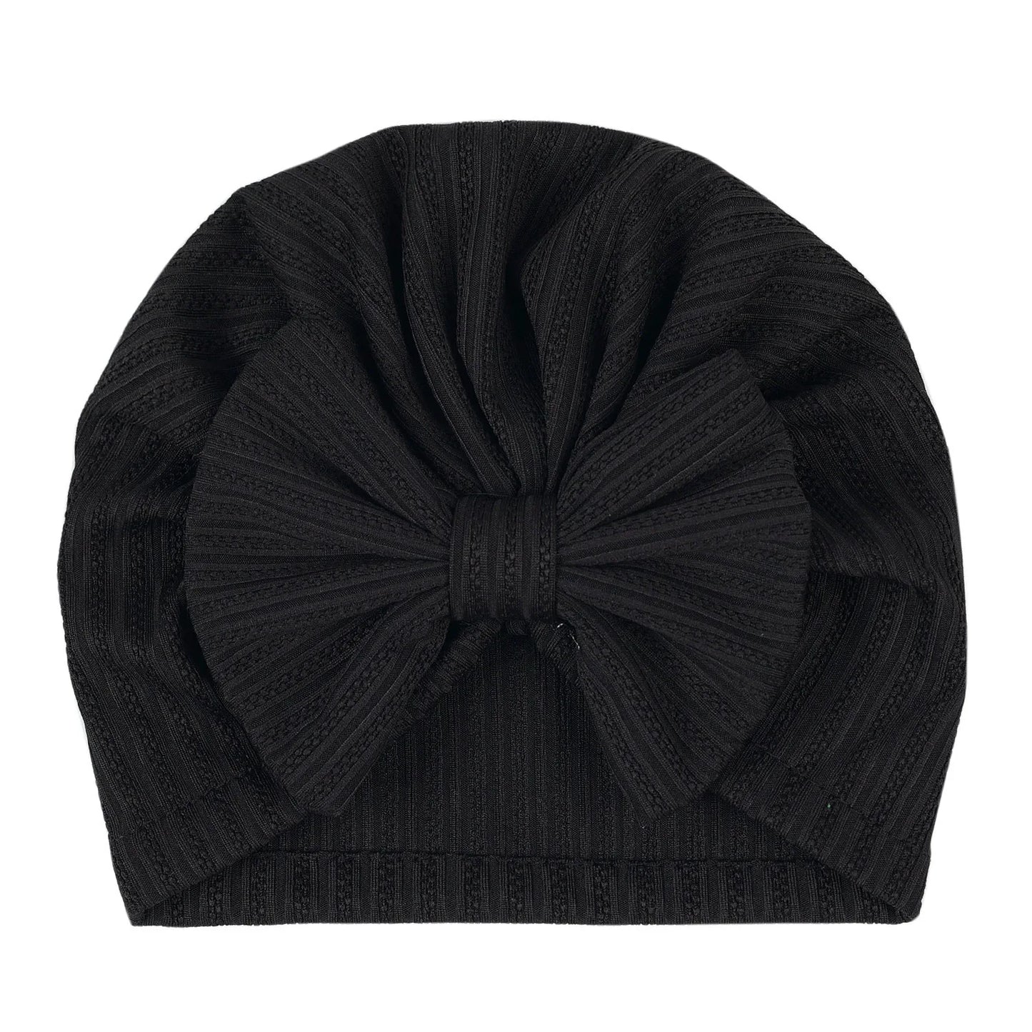 Turban en coton doux avec nœud papillon pour fille