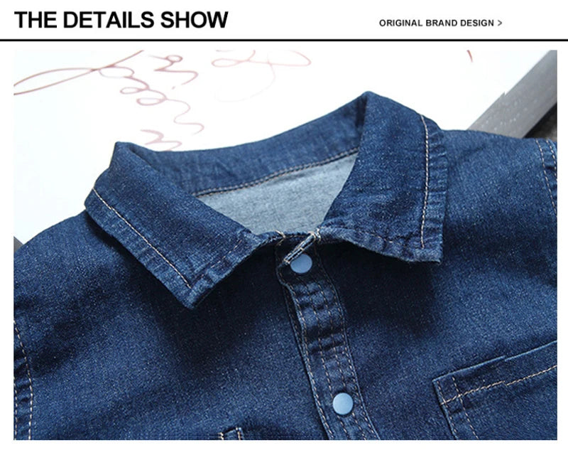 Barboteuse en denim doux pour bébés