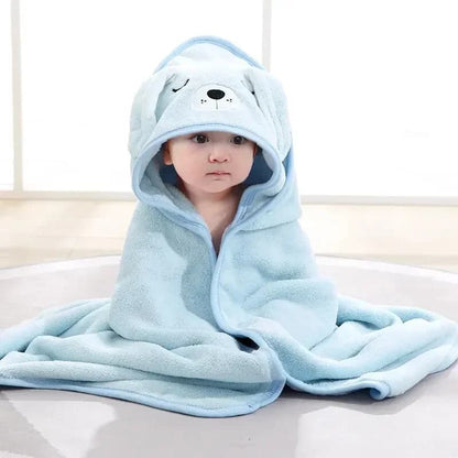 Peignoir à capuche pour bébés