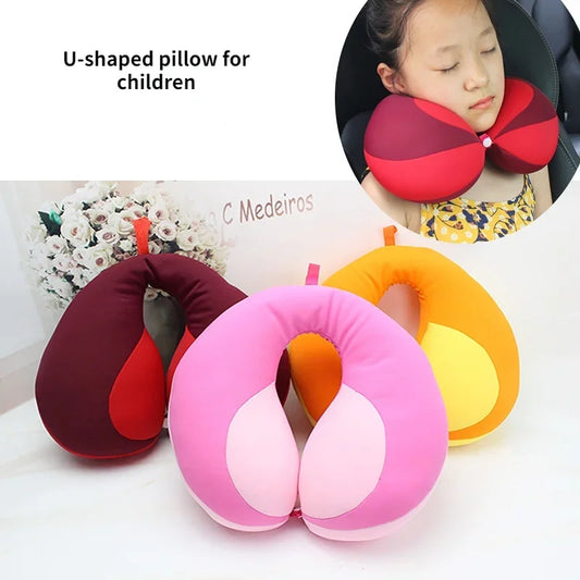 Oreiller de voyage en forme de U pour enfants