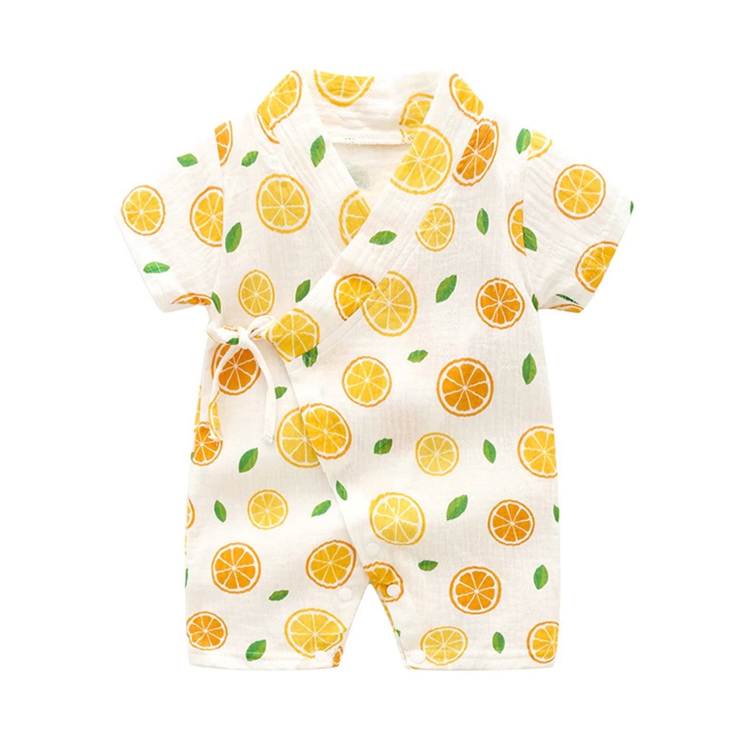 Tenue d’été style kimono pour bébé fille et garçon