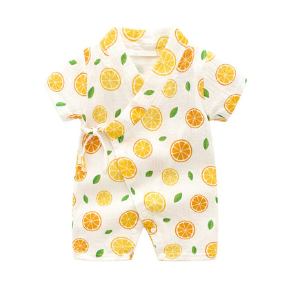 Tenue d’été style kimono pour bébé fille et garçon
