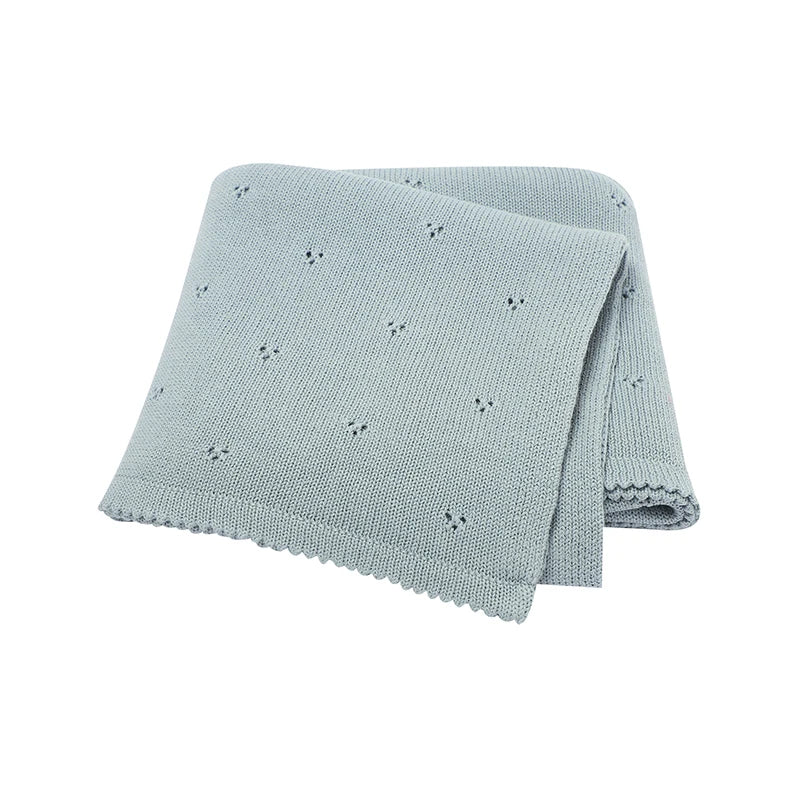 Couverture tricotée et décontractée pour bébé