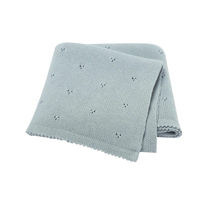 Couverture tricotée et décontractée pour bébé