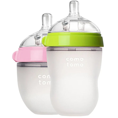 Biberon en silicone pour bébé