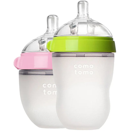 Biberon en silicone pour bébé