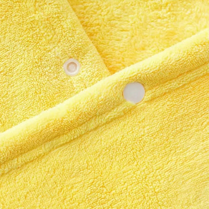 Cape de bain pour bébé avec capuche en tête de canard