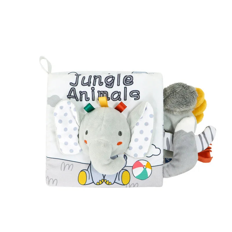 Livre en tissu doux et lavable pour bébé