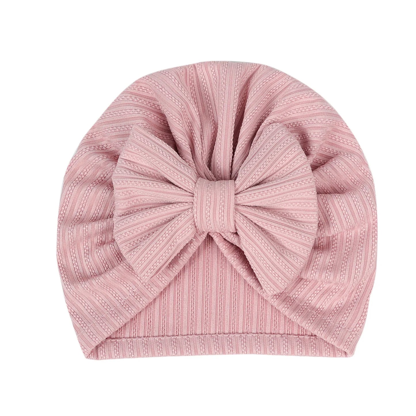 Turban en coton doux avec nœud papillon pour fille