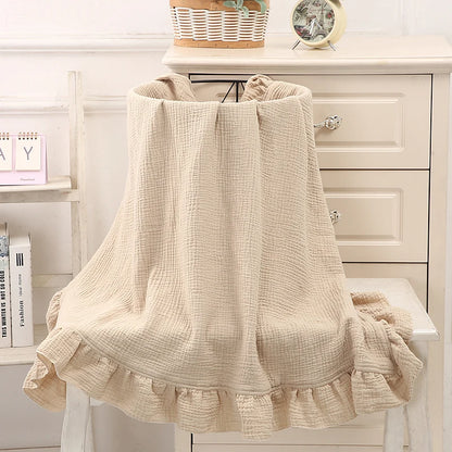 Couverture pour bébé en mousseline biologique
