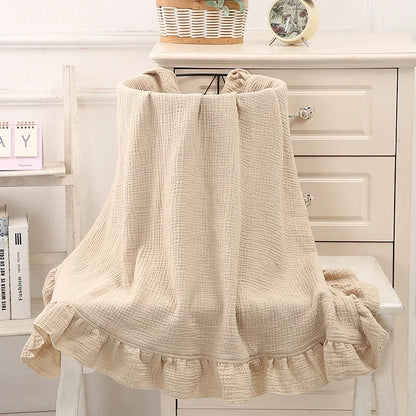 Couverture pour bébé en mousseline biologique