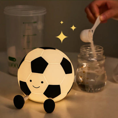 Veilleuse LED en forme de football