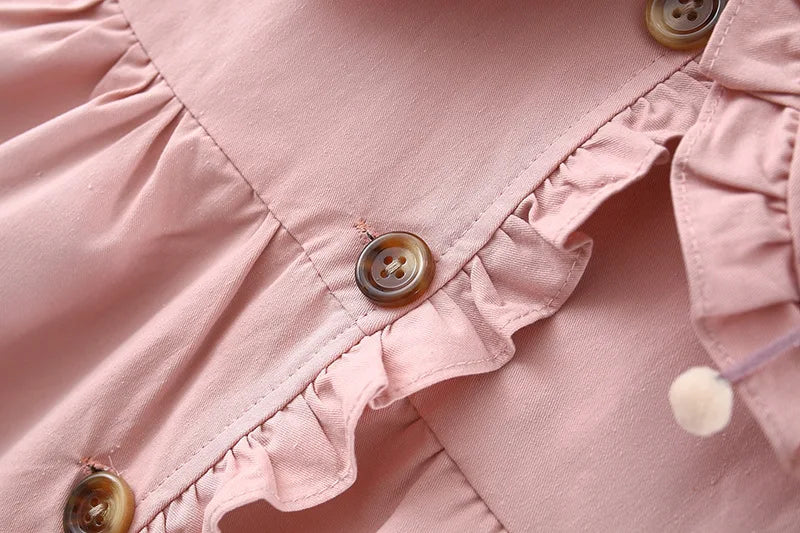 Veste de petite fille à manches longues