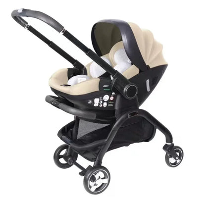 Poussette bébé 3 en 1, siège auto pour enfants, poussette pour nouveau-né, portable, légère