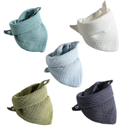 Bavoir en coton en forme d’écharpe triangulaire pour bébé X5