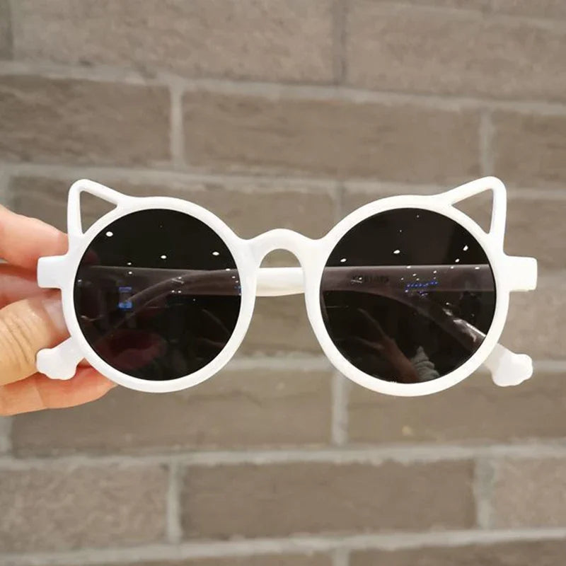 Lunettes de soleil en forme de chat pour enfants