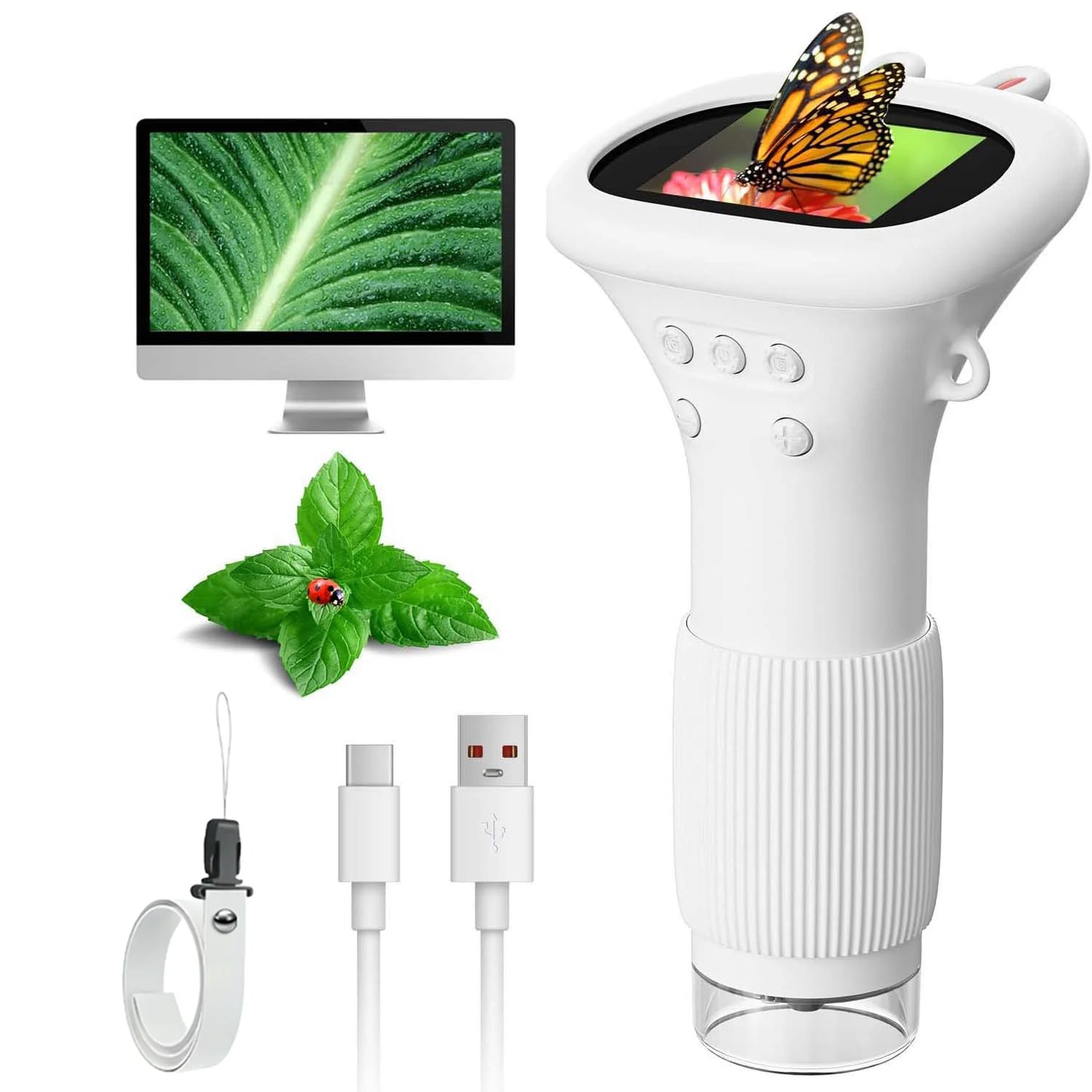 Microscope numérique 4K HD 1000X Vidéo pour enfant