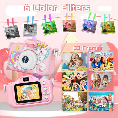 Mini appareil photo Licorne pour bébé