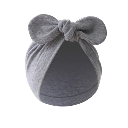 Turban élastique doux avec nœud papillon pour fille