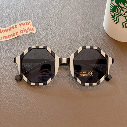 Lunettes de soleil en forme de mignon polygone pour enfants