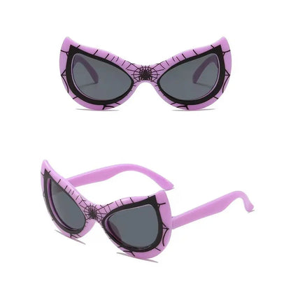 Lunette de soleils à motif de toiles d’araignées pour bébé