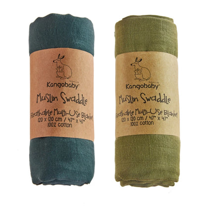 Couverture en tissu de mousseline pour bébé