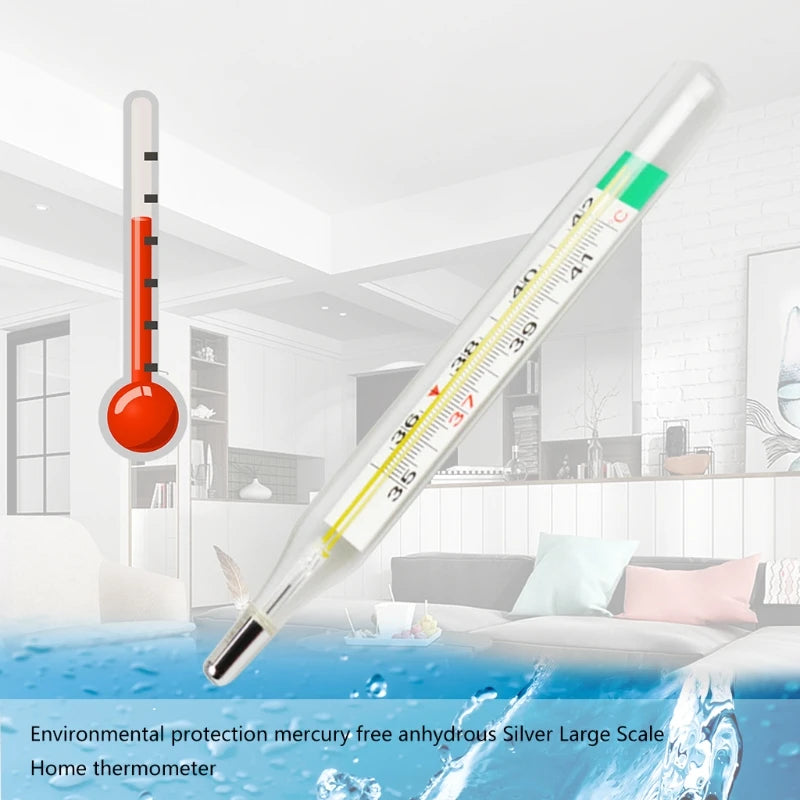 Thermomètre médical en verre pour bébé