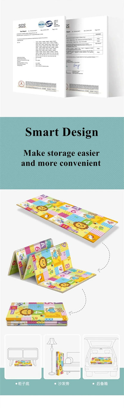 Tapis de jeu éducatif pour bébé