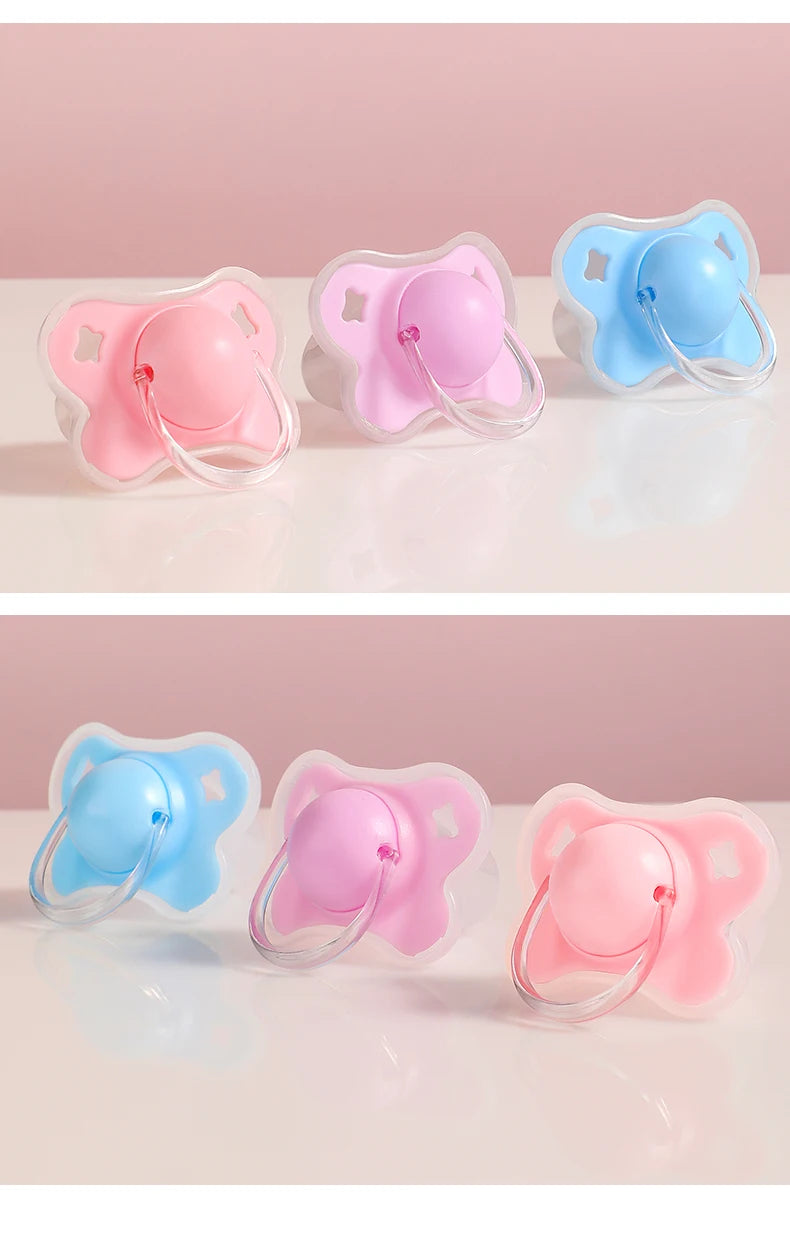 Sucette en silicone de couleur vive pour bébé