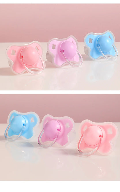 Sucette en silicone de couleur vive pour bébé