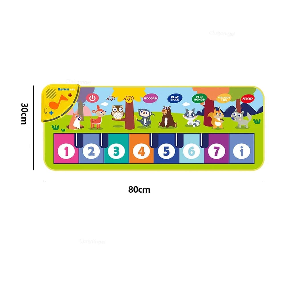 Tapis d’éveil musical multifonction couleur pour enfants