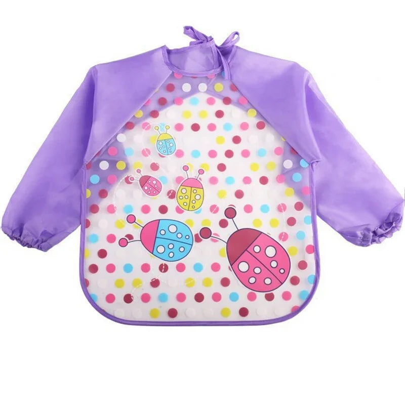 Tablier pour bébé à manches longues