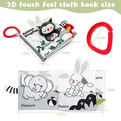 Livre en tissu doux et lavable pour bébé