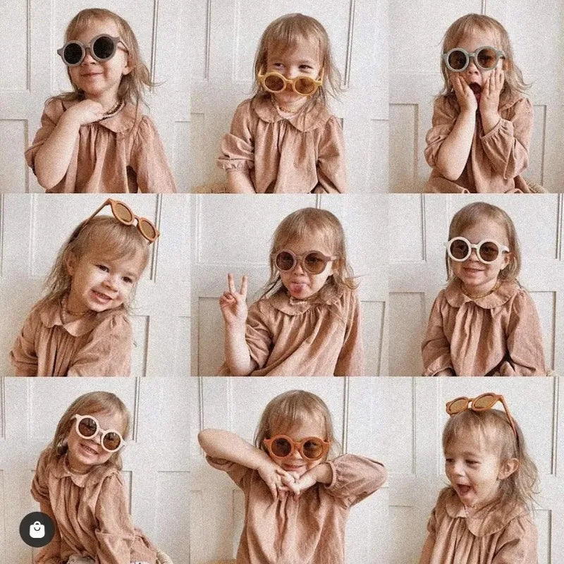 Lunettes de soleil rondes pour bébés