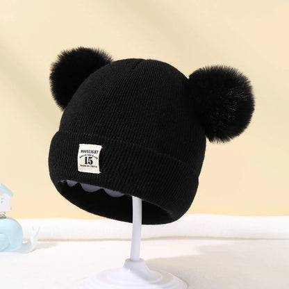 Bonnet bébé avec oreilles d'ours