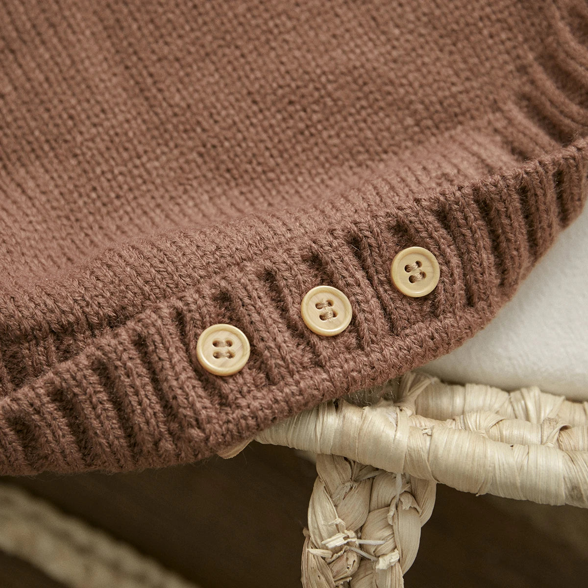 Barboteuse en tricot pour bébé garçon et fille