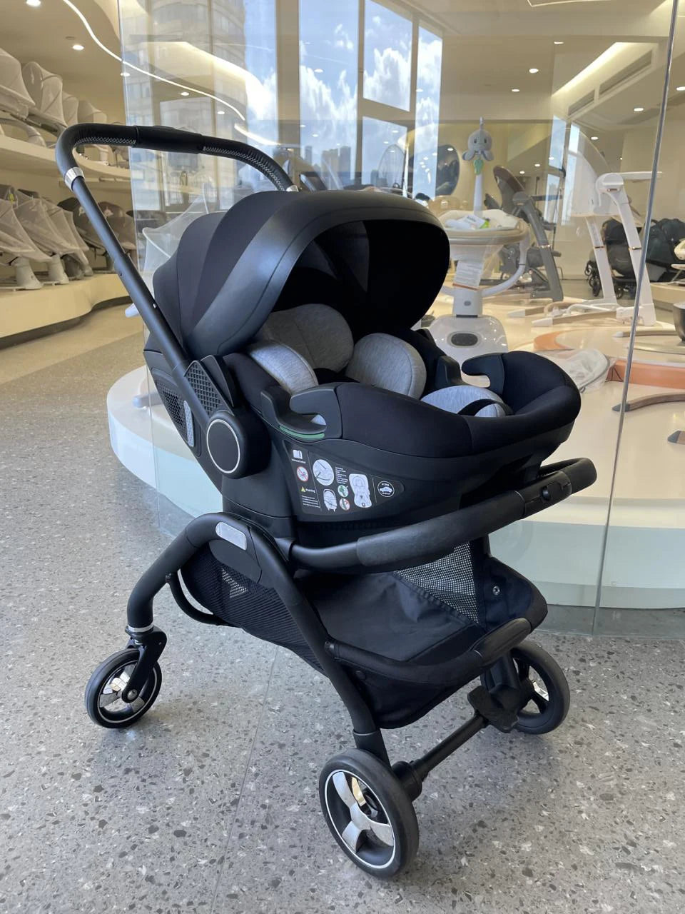 Poussette bébé 3 en 1, siège auto pour enfants, poussette pour nouveau-né, portable, légère