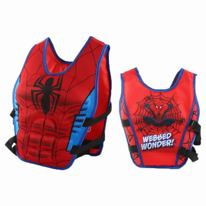 Gilet de natation à motif de super héros pour enfant