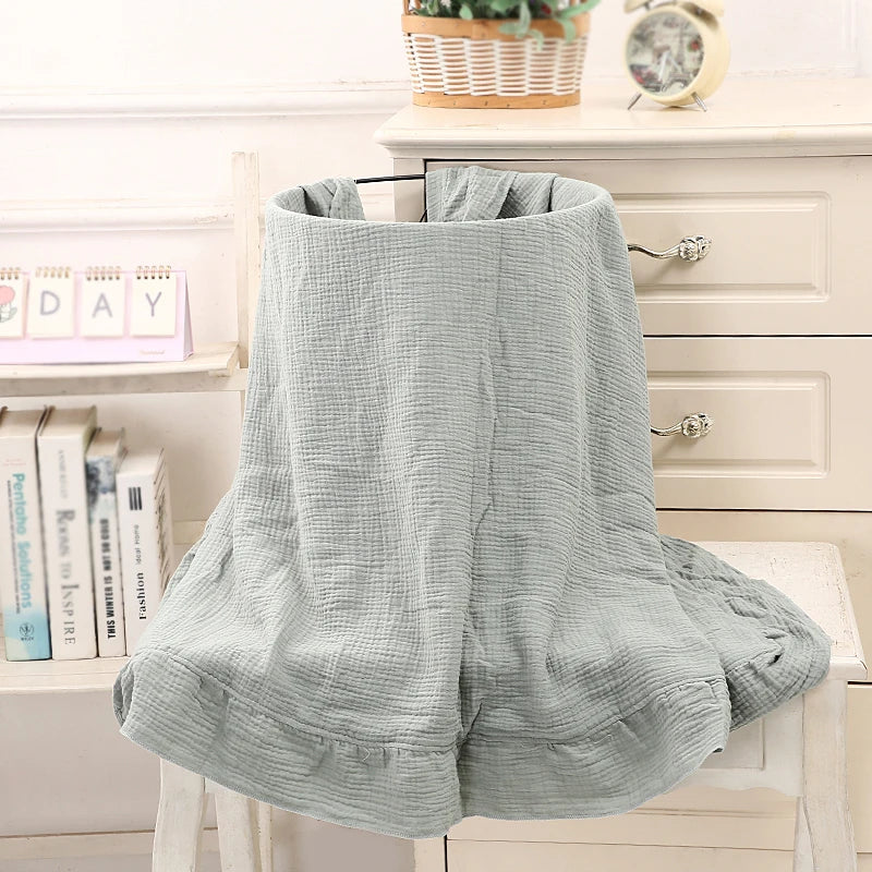 Couverture pour bébé en mousseline biologique