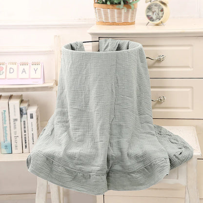 Couverture pour bébé en mousseline biologique