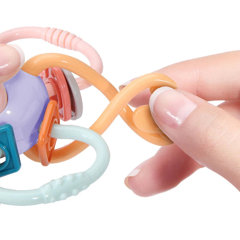Hochet en caoutchouc souple pour bébé