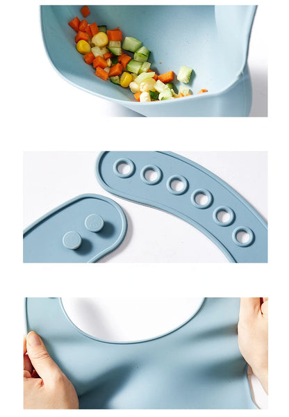 Bavoir en silicone pour bébé
