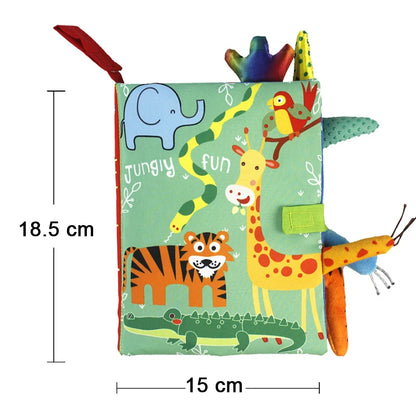 Livre en tissu doux et lavable pour bébé