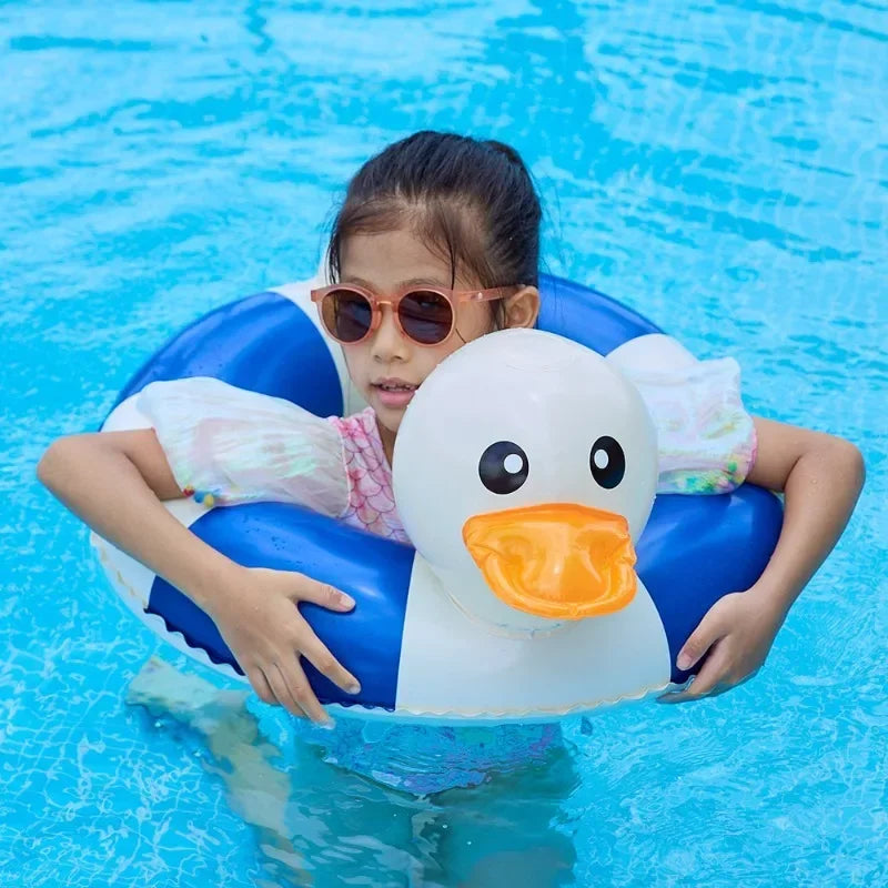 Bouée de natation gonflable en forme de canard