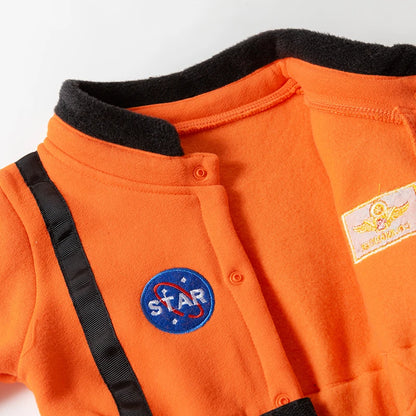 Déguisement bébé astronaute orange body