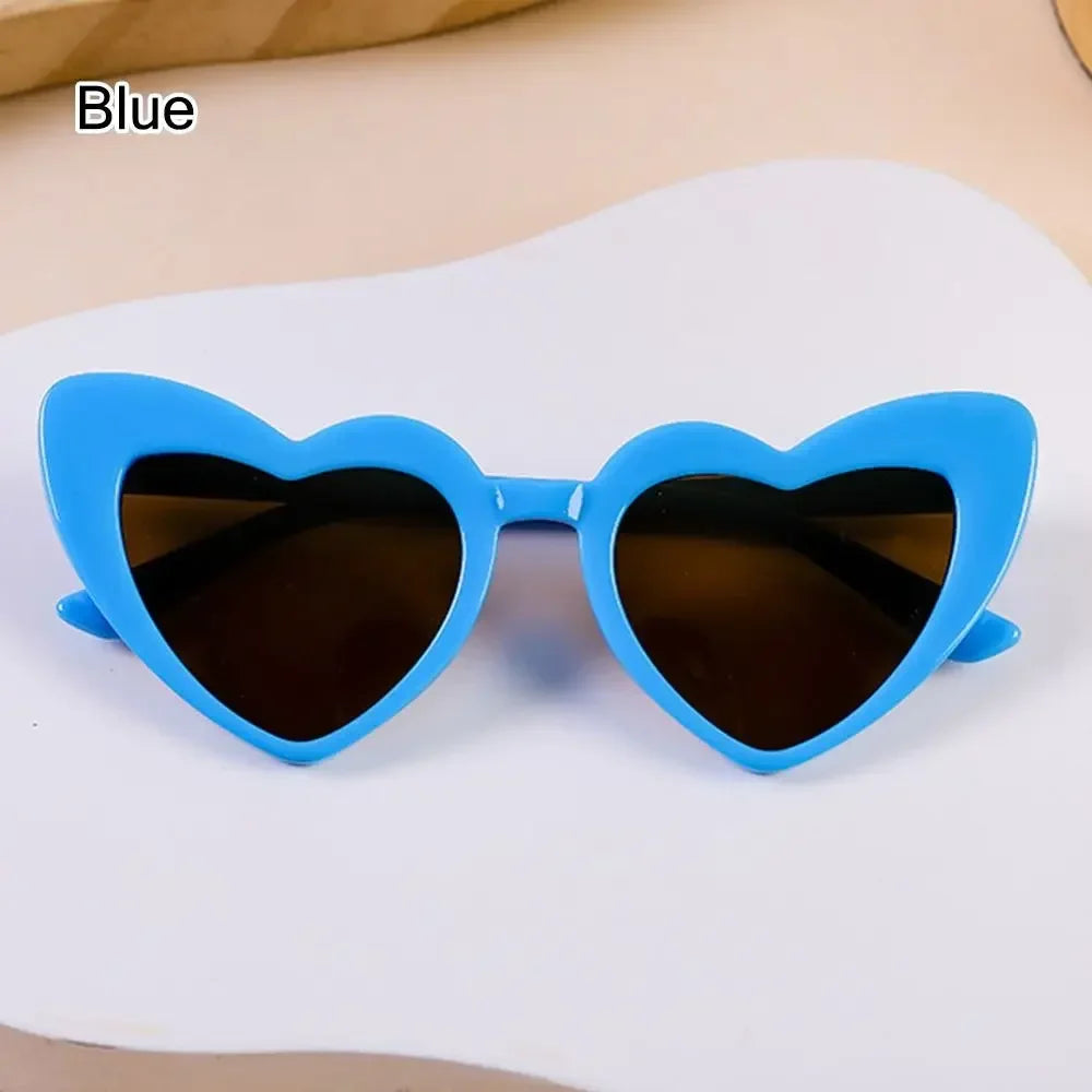 Lunettes de soleil polarisées en forme de cœur pour enfants