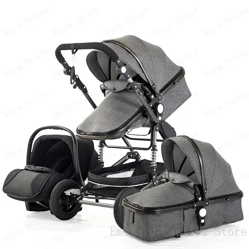 Poussette 3 en 1 pour le transport des nouveau-nés