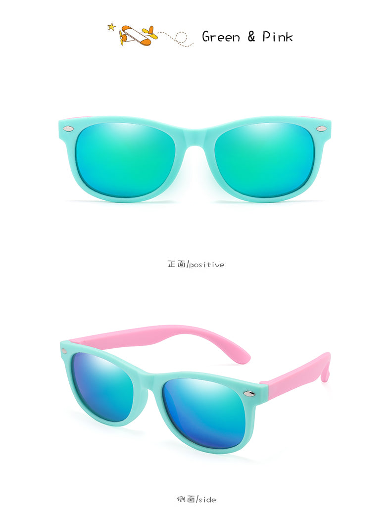 Lunettes de soleil carrées pour enfants