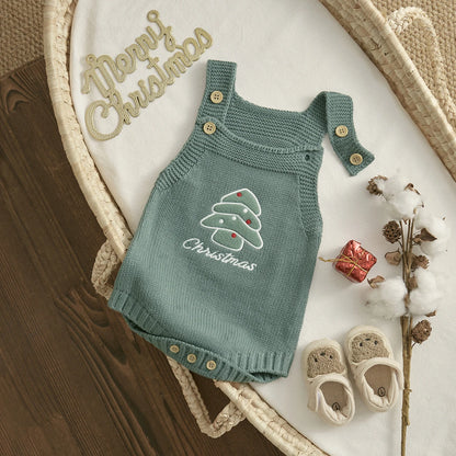 Barboteuse en tricot pour bébé garçon et fille