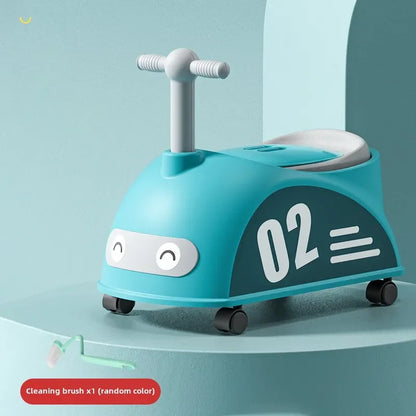 Pot de toilette motif voiture pour bébé